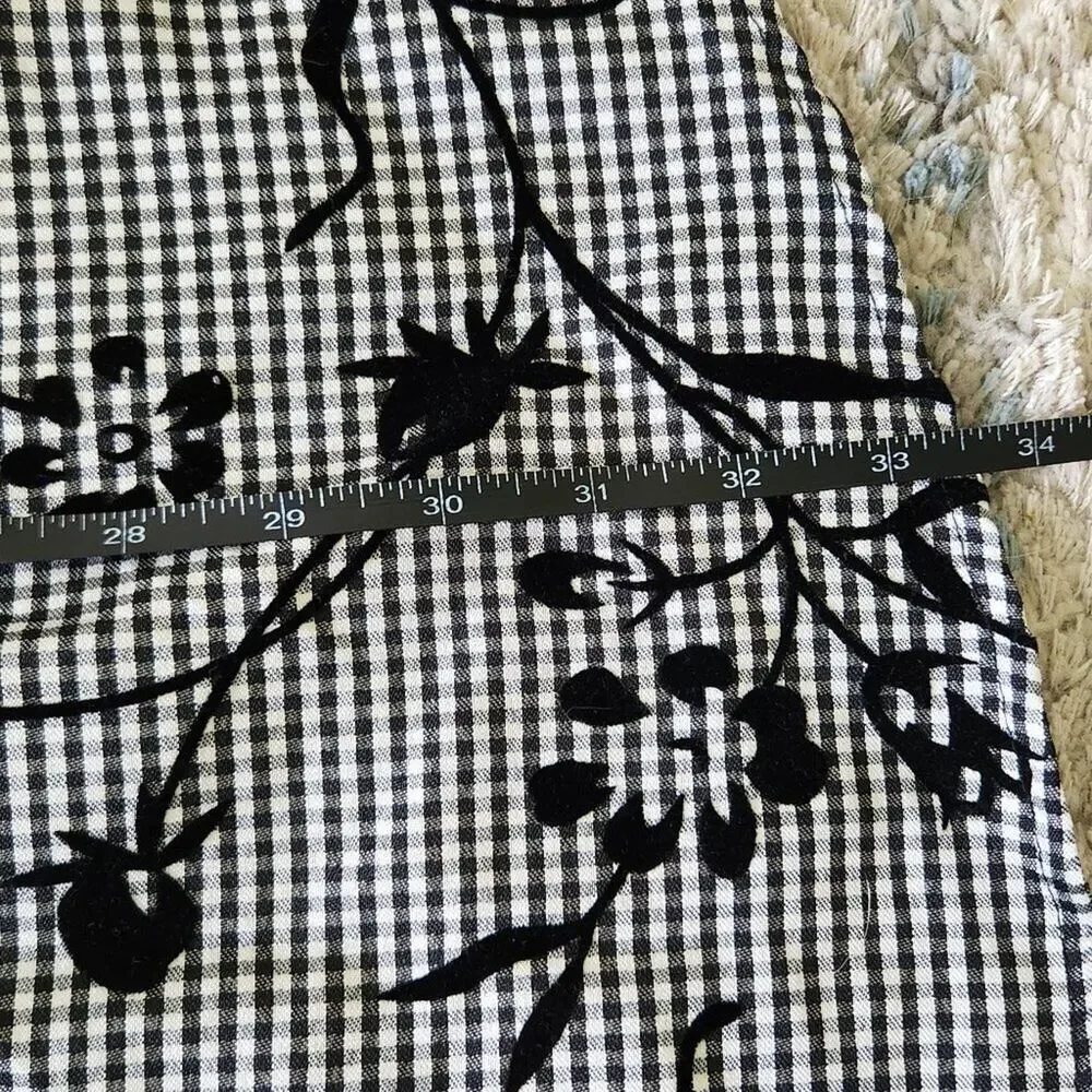 Wonder Nation Flocked Floral Holiday Dress || sz 10 EUC